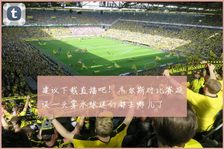 建议下载直播吧！韦尔斯对比赛延误一头雾水球迷们都去哪儿了