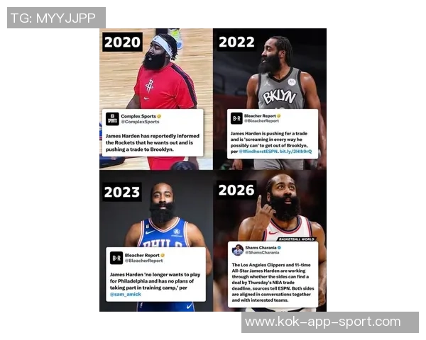 美媒呼吁哈登迅速申请交易以免错失最佳时机 美媒呼吁哈登迅速申请交易以免错失最佳时机